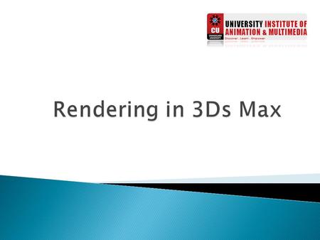  The Render Scene dialog has many settings, only a number of which are commonly used. Below is an explanation of how to set the dialog up for rendering.