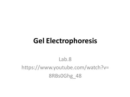Lab.8 https://www.youtube.com/watch?v= 8RBs0Ghg_48