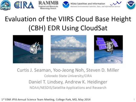 Evaluation of the VIIRS Cloud Base Height (CBH) EDR Using CloudSat
