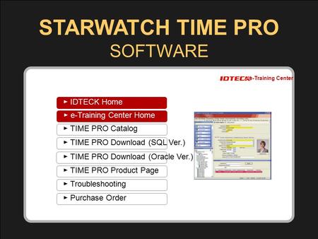 STARWATCH TIME PRO SOFTWARE