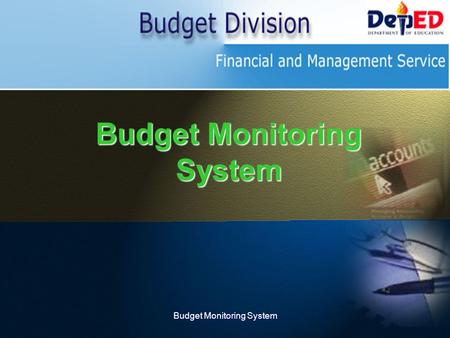 Budget Monitoring System