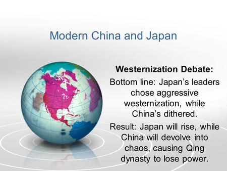 Westernization Debate: