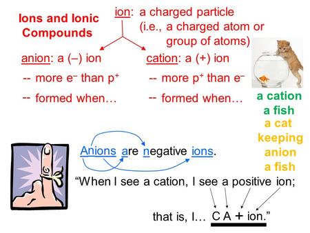 “When I see a cation, I see a positive ion;