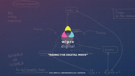 “RIDING THE DIGITAL WAVE”