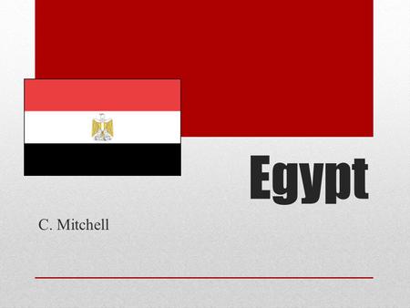 Egypt C. Mitchell. Intro to Egypt President: Gen. Abdel Fattah el-Sisi Prime Minister: Ibrahim Mehlib Land area: 384,344 sq mi (995,451 sq km) Total area: