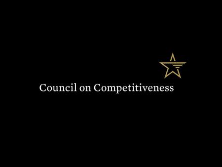 Council on Competitiveness: Enterprise Resilience.
