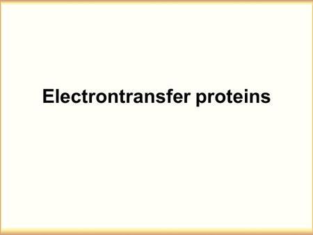 Electrontransfer proteins. A schematic drawing of the mitochondrium respiratory chain (FMN: flavin mononucleotide, FeS: iron-sulphur protein, Q: ubiquinone,