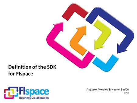 Definition of the SDK for FIspace Augusto Morales & Hector Bedón UPM.