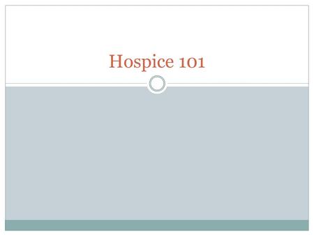 Hospice 101. Introduction Complex Patients Spurring Medicare Cost Growth Healthcare Costs at the End of Life In the last 6 months of life – Poly-Physicians.