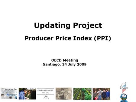 Updating Project Producer Price Index (PPI) OECD Meeting Santiago, 14 July 2009.