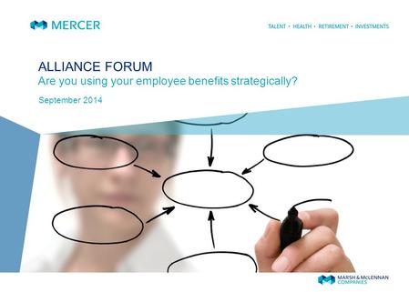 ALLIANCE FORUM Are you using your employee benefits strategically? September 2014.