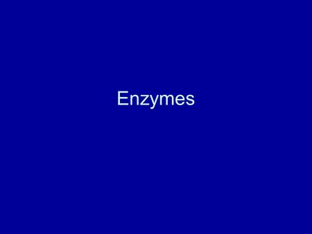Enzymes. The energy needed to get over the hill Enzymes provide alternative path involving a lower hill Activated complex.