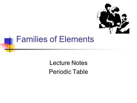 Lecture Notes Periodic Table