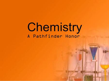 Chemistry A Pathfinder Honor. Energy and Chemistry of Life Video.
