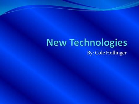 By: Cole Hollinger. Music Technology MP3 players have revolutionized the way we listen to music IPods have allowed us to take every song we have ever.