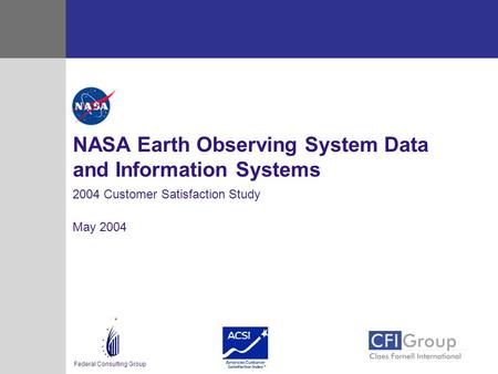 NASA Earth Observing System Data and Information Systems