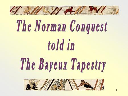 1. 2 The Bayeux tapestry is a historical record and a masterpiece created in the 11th century, It is an embroidery on a linen cloth using wools of various.