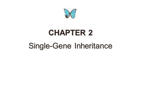 Single-Gene Inheritance