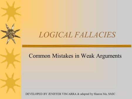 Common Mistakes in Weak Arguments