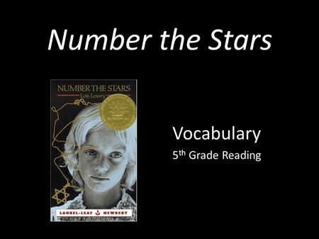 Vocabulary 5th Grade Reading