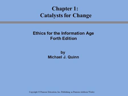 Chapter 1: Catalysts for Change