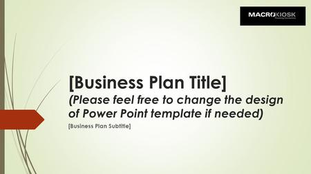 [Business Plan Subtitle]