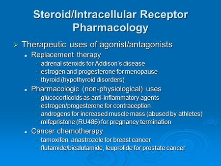 Steroid pharmacology ppt