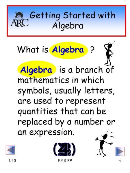 Getting Started with Algebra