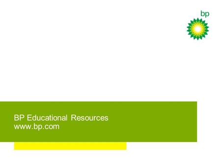 BP Educational Resources