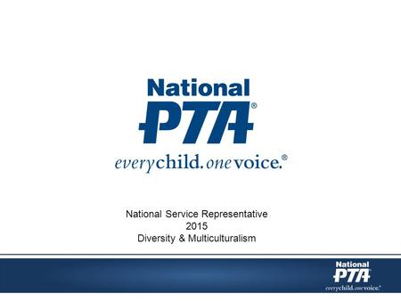 National Service Representative 2015 Diversity & Multiculturalism.