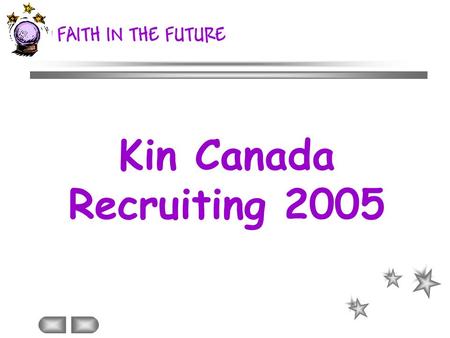 Kin Canada Recruiting 2005. Assess Club problems?, lack of interest or motivation? Before any major attempt to recruit is tried, there are several steps.