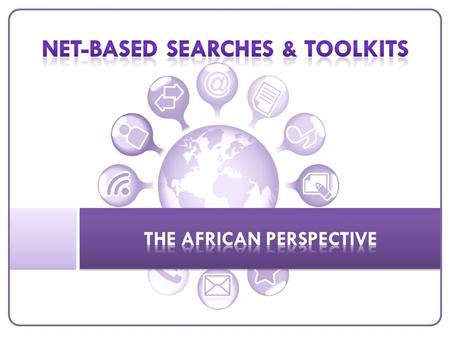 Net- Net-based searches & ToolKITS