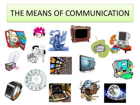 THE MEANS OF COMMUNICATION. DOES THE NET REALLY THREATEN….???