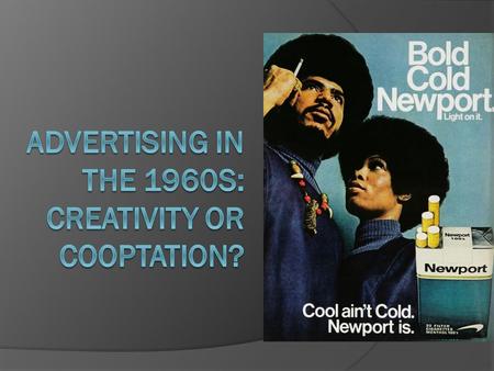 Thomas Frank: Challenging myths about advertising and the counterculture.