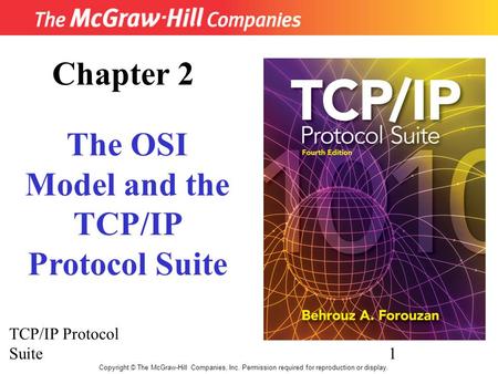 The OSI Model and the TCP/IP Protocol Suite