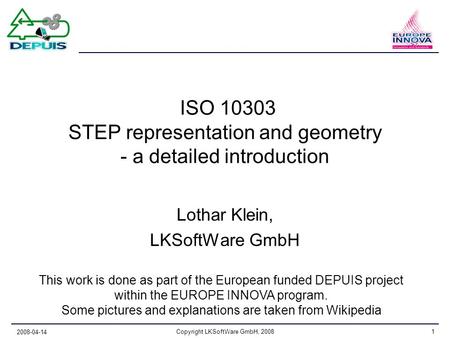 ISO STEP representation and geometry - a detailed introduction