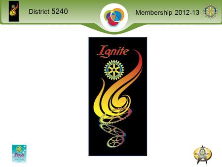 District 5240 Membership 2012-13. Slide District XXXX Membership Seminar District 5240 Membership 2012-13 To Make A Difference Takes 1.