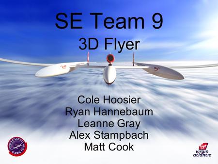 SE Team 9 3D Flyer Cole Hoosier Ryan Hannebaum Leanne Gray Alex Stampbach Matt Cook.