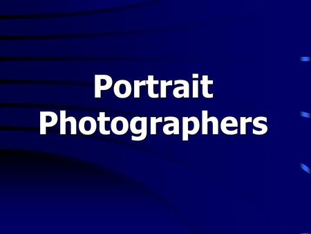 Portrait Photographers