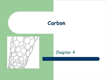 Carbon Chapter 4. Carbon Organic chemistry Study of carbon compounds All life contains carbon.