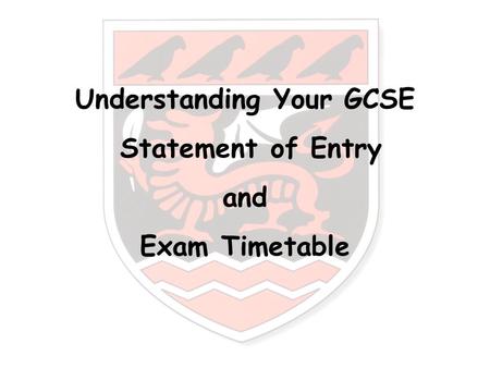 Understanding Your GCSE