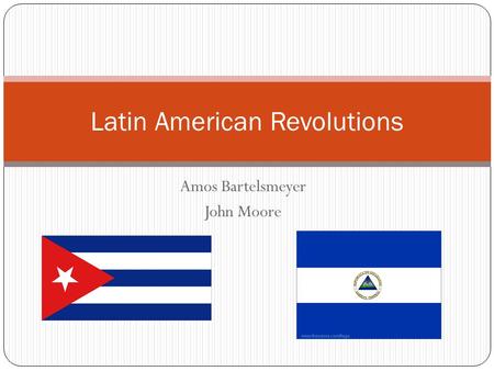 Amos Bartelsmeyer John Moore Latin American Revolutions.