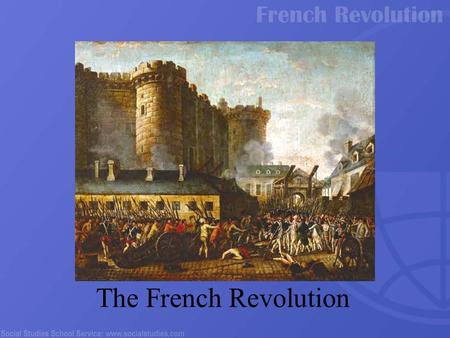 The French Revolution. Absolute monarchs didn’t share power with a counsel or parliament “Divine Right of Kings” Absolutism King James I of England.
