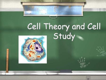 Cell Theory and Cell Study. The Cell Theory / The cell is the basic unit of structure of all living things. / All living things are made up of cells.