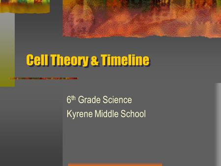 6th Grade Science Kyrene Middle School