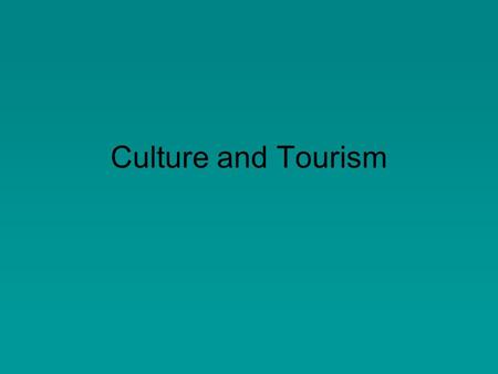 Culture and Tourism. Key Terms Administrative Region: A political area established for political reasons, that doesn’t follow physical boundaries. Colony: