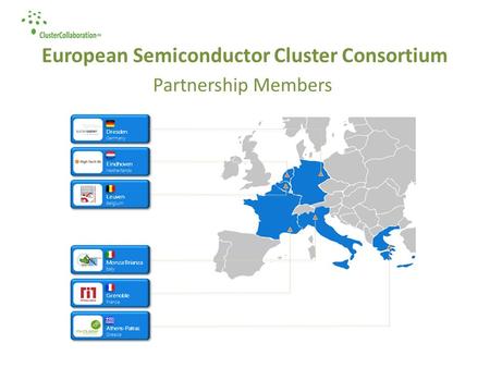 European Semiconductor Cluster Consortium Partnership Members.
