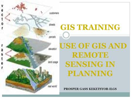 Objective 1 Basic concepts Functionalities of GIS