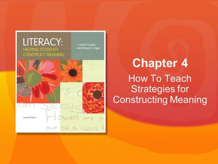 How To Teach Strategies for Constructing Meaning