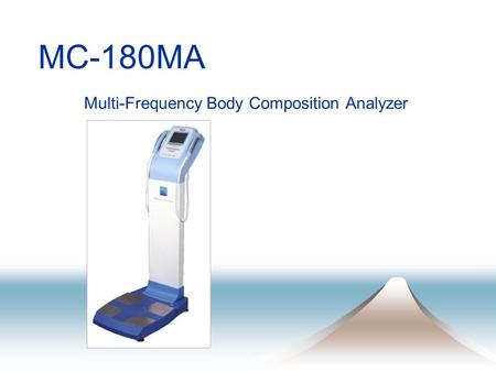 MC-180MA Multi-Frequency Body Composition Analyzer.